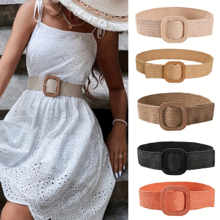 ELLA | BRAIDED ELASTIC WAIST BELT