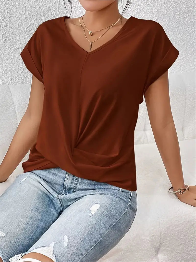 AMELIA | PERFECT V-NECK TOP