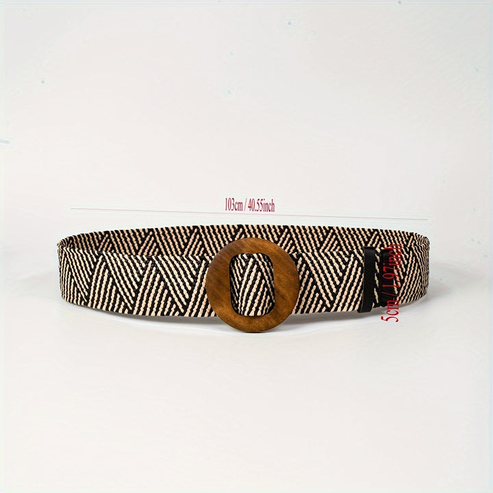 JEMIMA | WOVEN ELASTIC STRETCH BELT FOR DRESSES