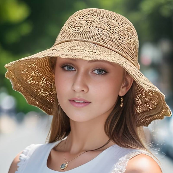 HARPER | STYLISH FOLDABLE BEACH HAT