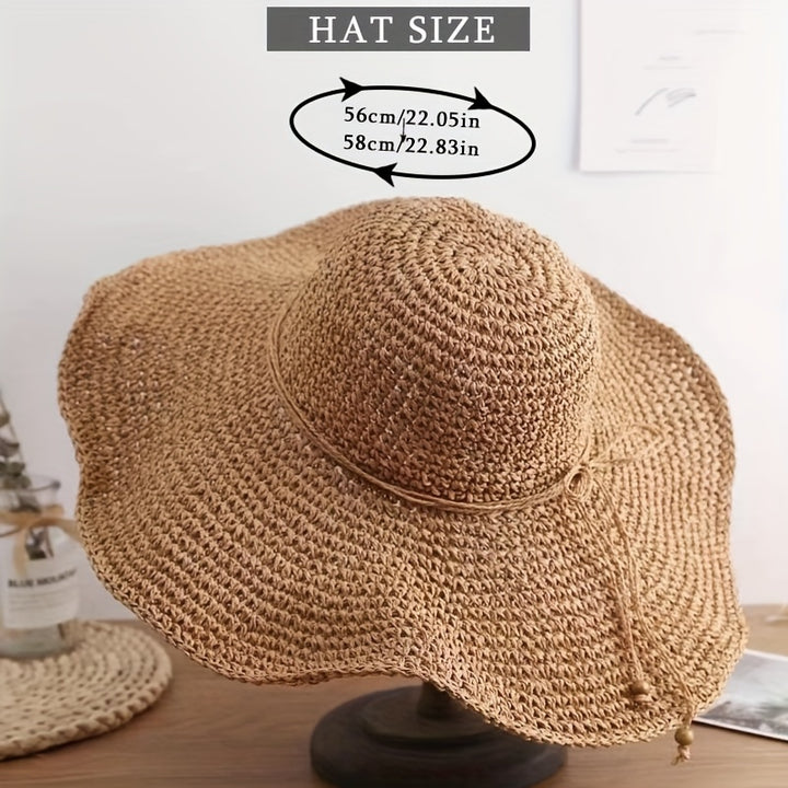 LARA | FOLDABLE STRAW SUN HAT