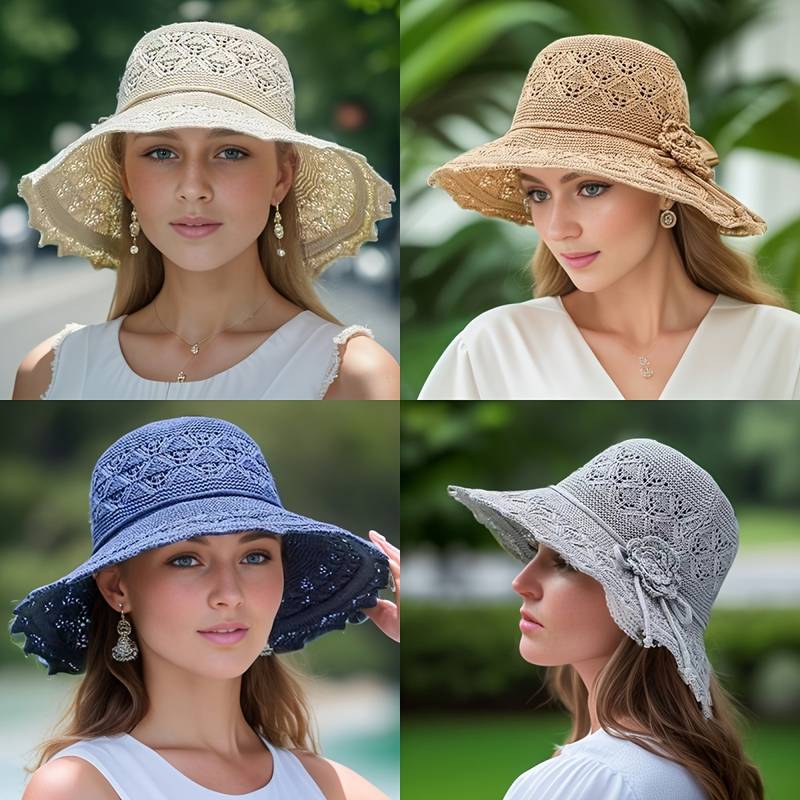 HARPER | STYLISH FOLDABLE BEACH HAT