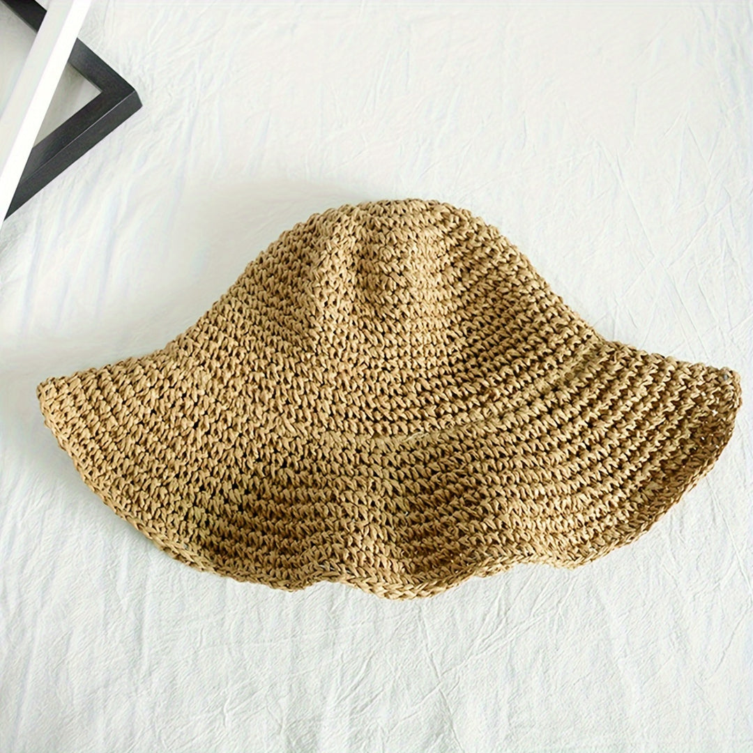 EVELYN | STRAW SUN HAT