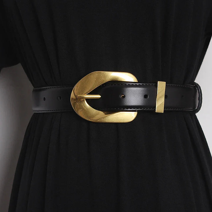 ALEXIS | LEATHER WAISTBAND BELT