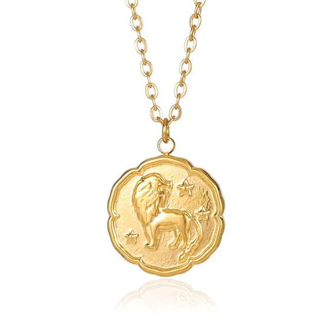 CELESTIA | GOLD PLATED ZODIAC SIGN NECKLACE