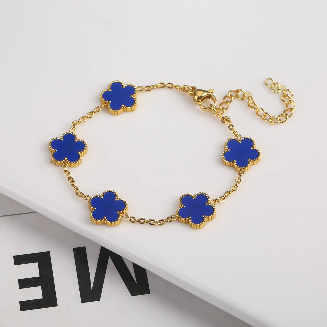 ADIRA | FIVE-LEAF CLOVER BRACELET