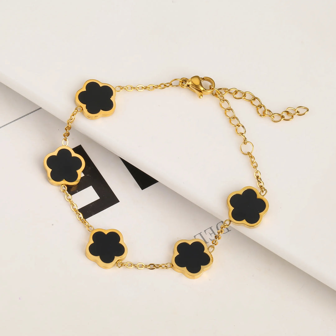 ADIRA | FIVE-LEAF CLOVER BRACELET