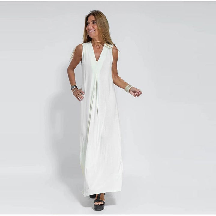 JUDITH | SOFT LONG DRESS WITH CARDIGAN