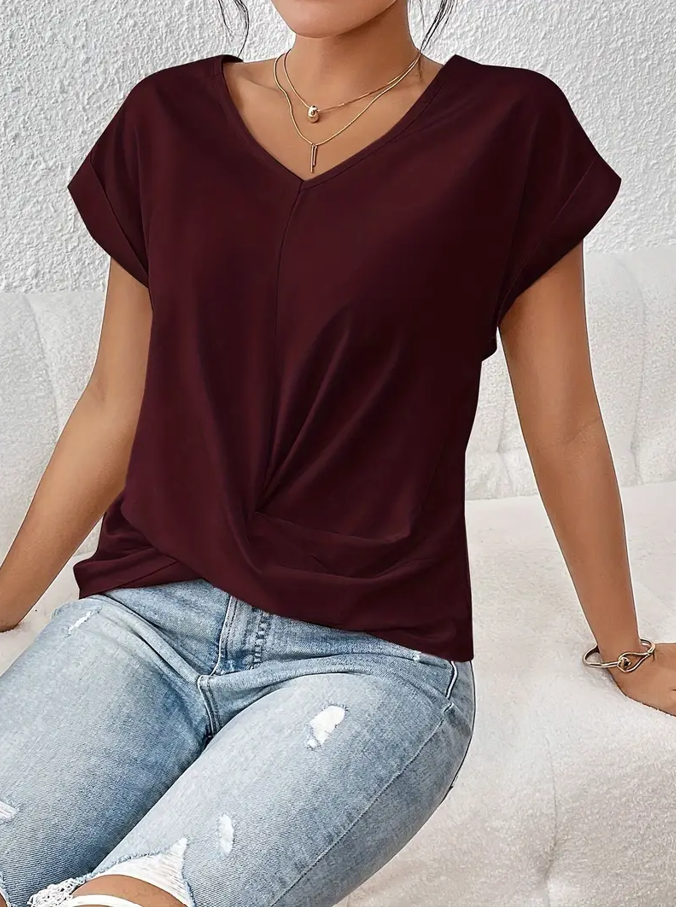 AMELIA | PERFECT V-NECK TOP