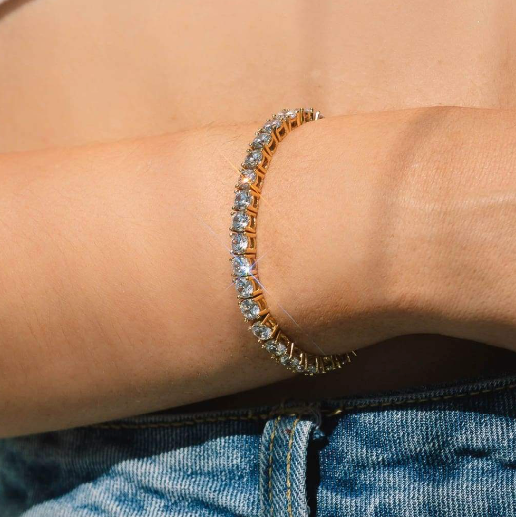 AURELIA | GOLD TENNIS BRACELET