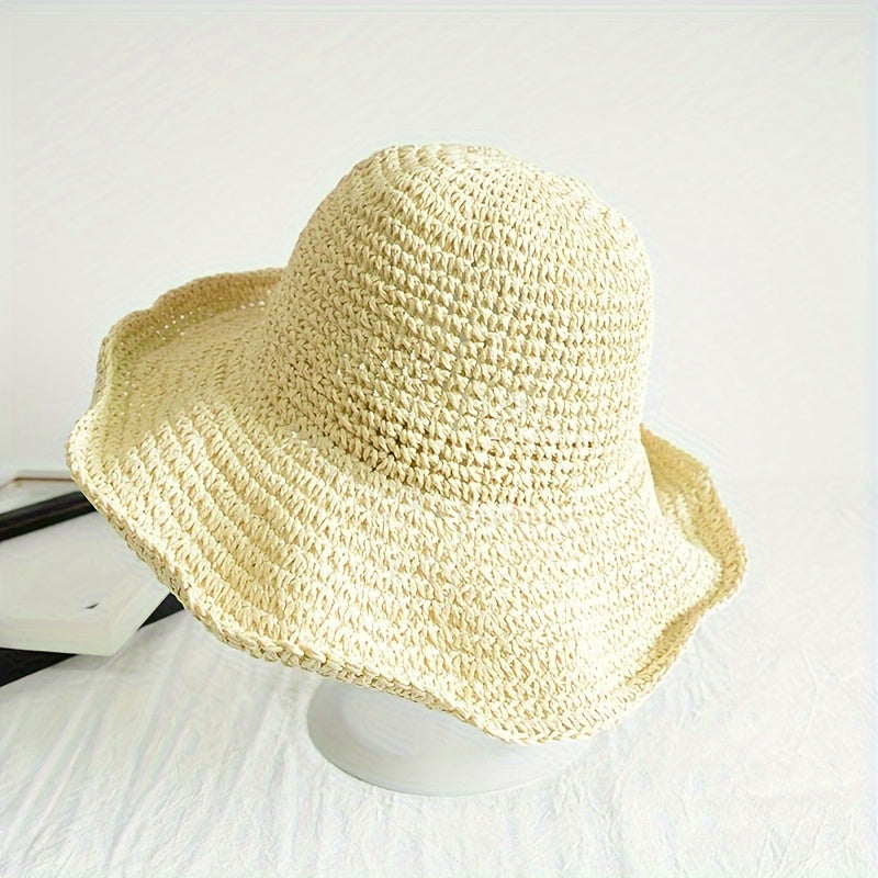 EVELYN | STRAW SUN HAT