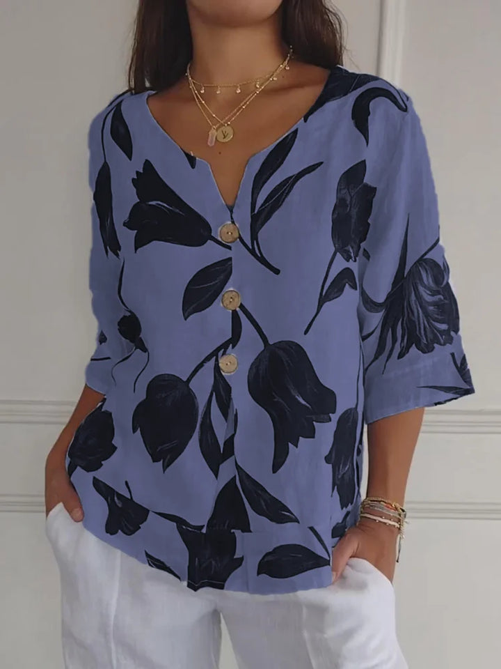 ORAH | CASUAL V-NECK TUNIC TOP