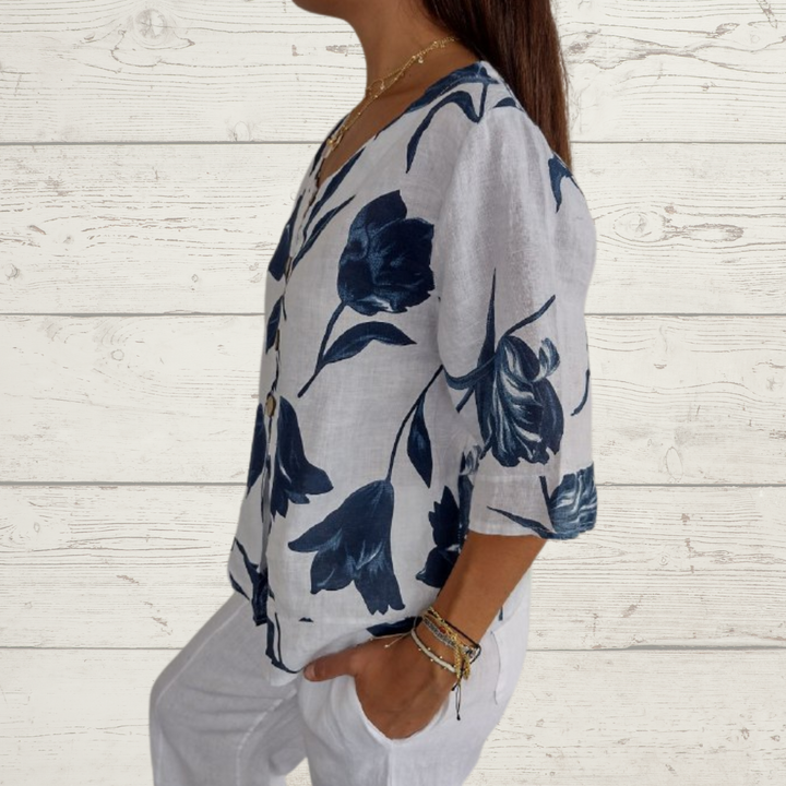 ORAH | CASUAL V-NECK TUNIC TOP