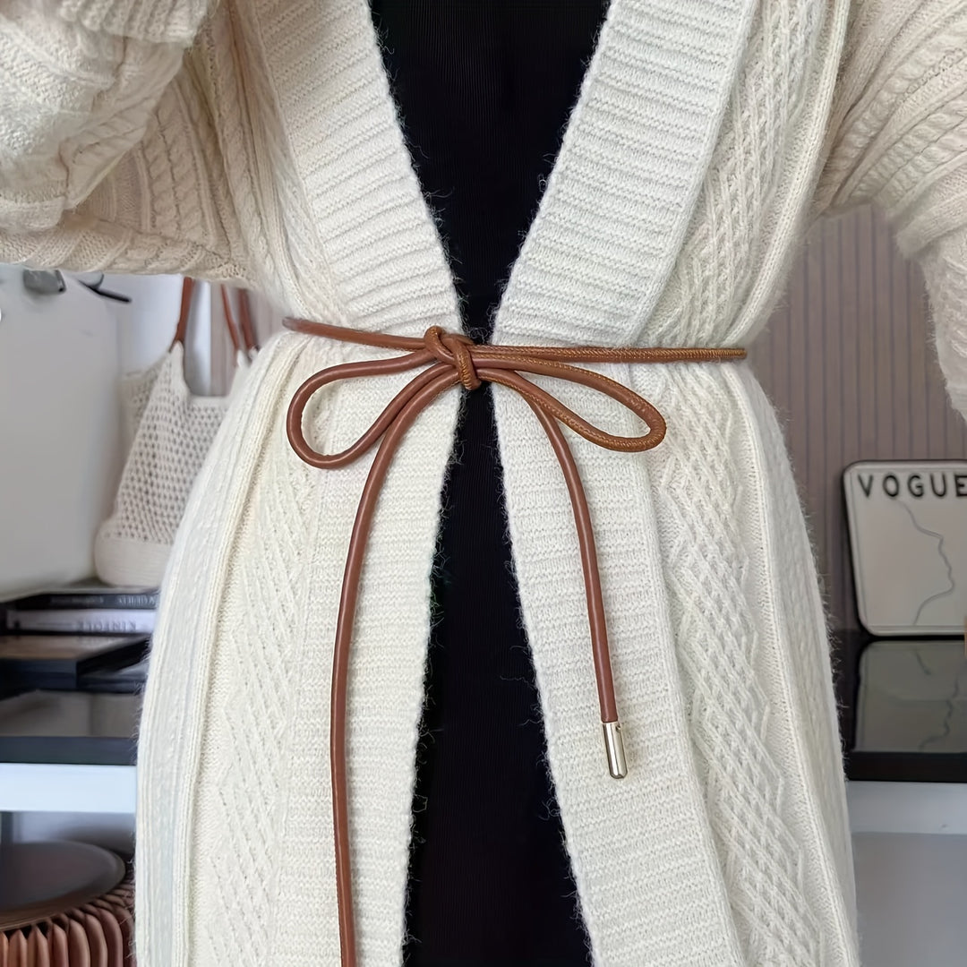 MAISIE | CASUAL PU KNOT BELT FOR WOMEN